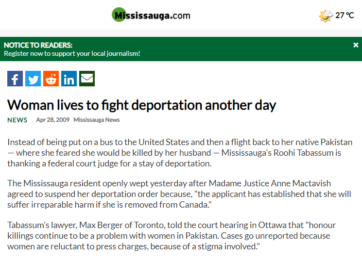 Woman lives to fight deportation another day